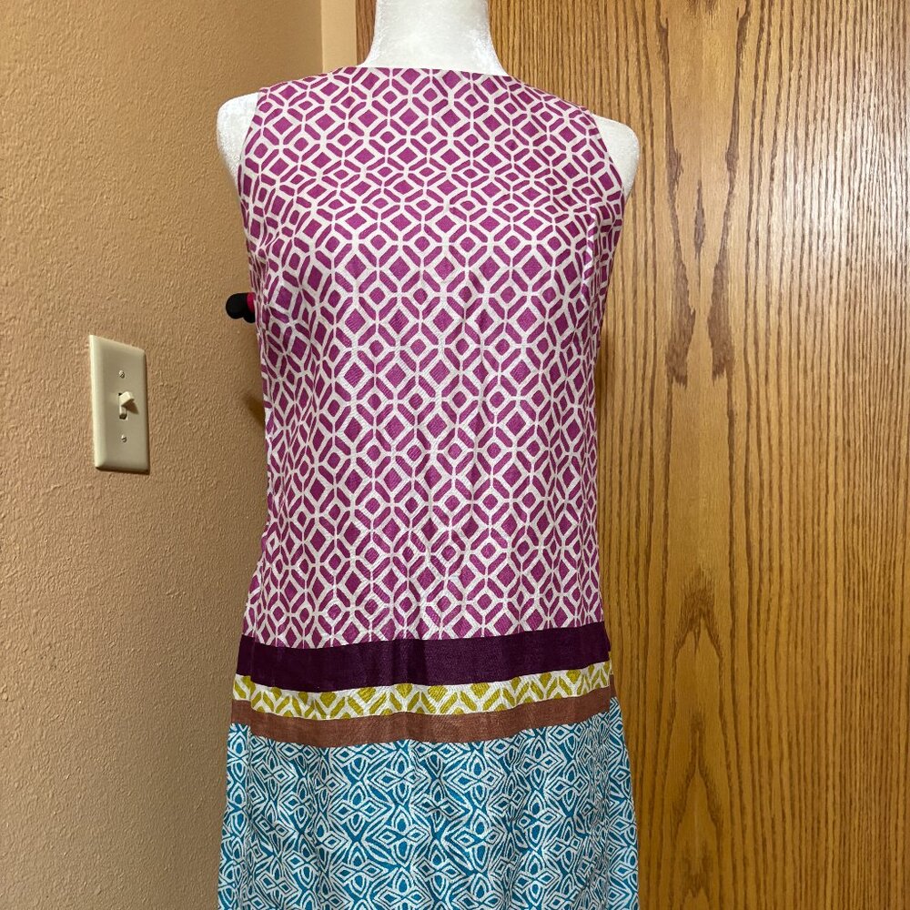 (Donated to Goodwill) Loft ladies A-Line sleeveless lined dress size 12